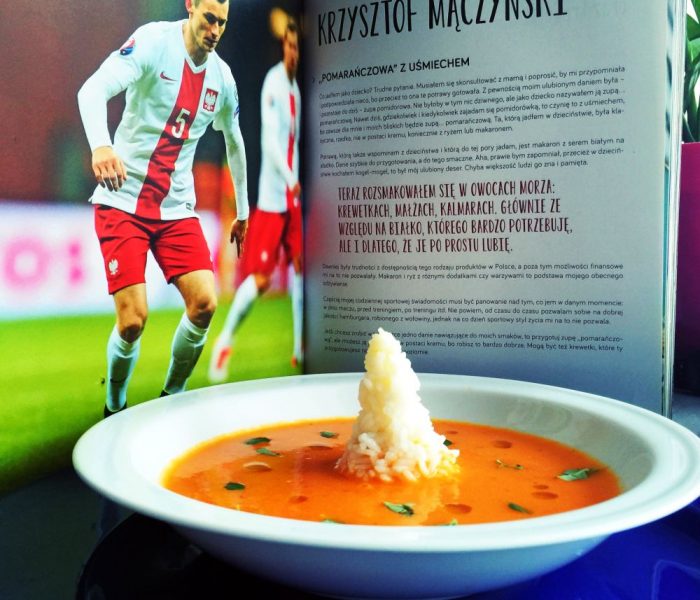 Biało-czerwoni na talerzu, Krzysztof Mączyński – kremowa zupa ze świeżych pomidorów