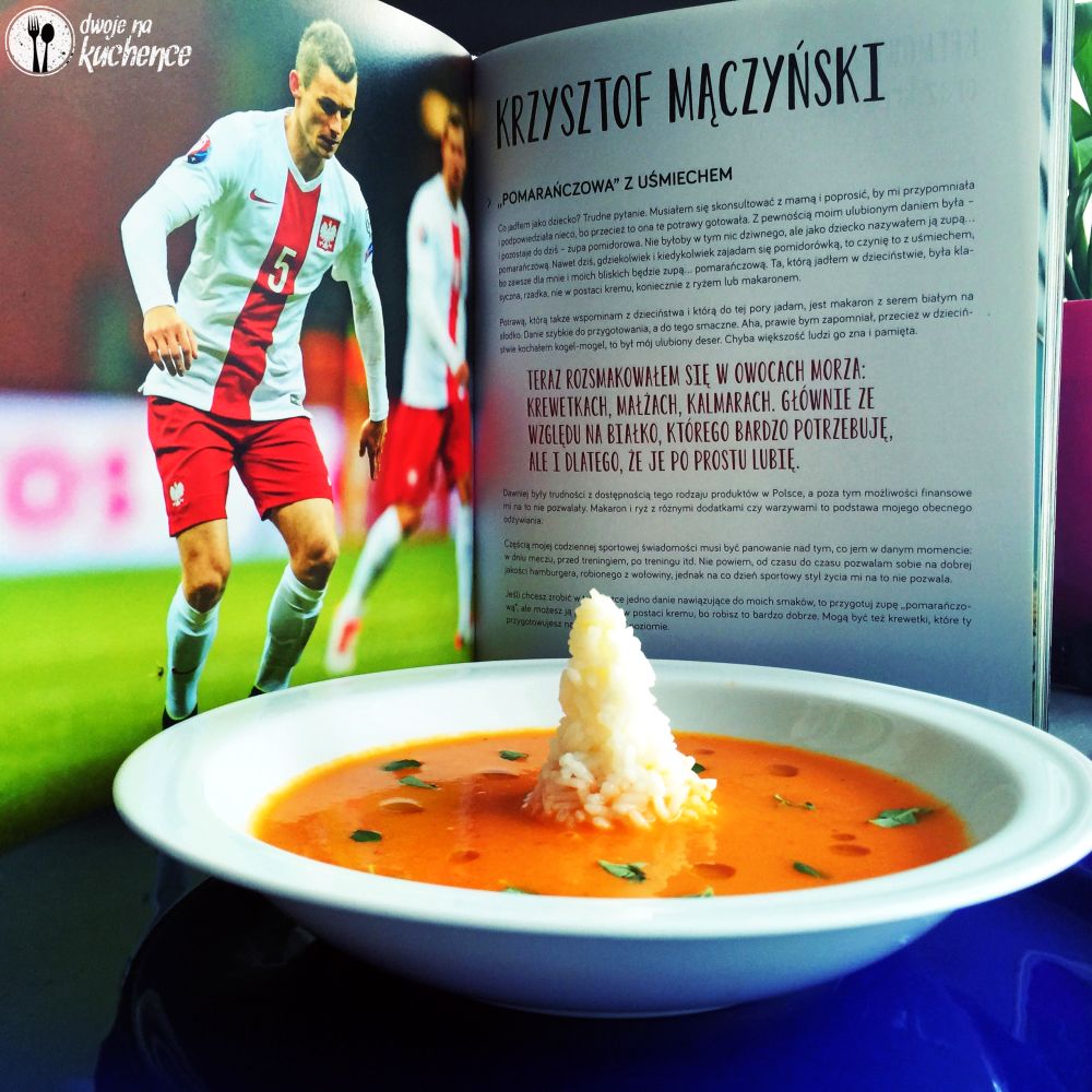 Biało-czerwoni na talerzu, Krzysztof Mączyński – kremowa zupa ze świeżych pomidorów